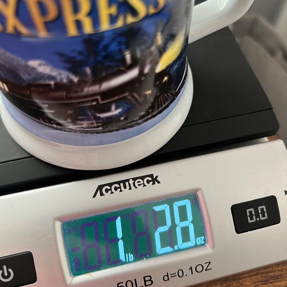 The Polar Express Mug 3D With Gold Rim BELIEVE Coffee Hot Chocolate Christmas - Picture 10 of 10